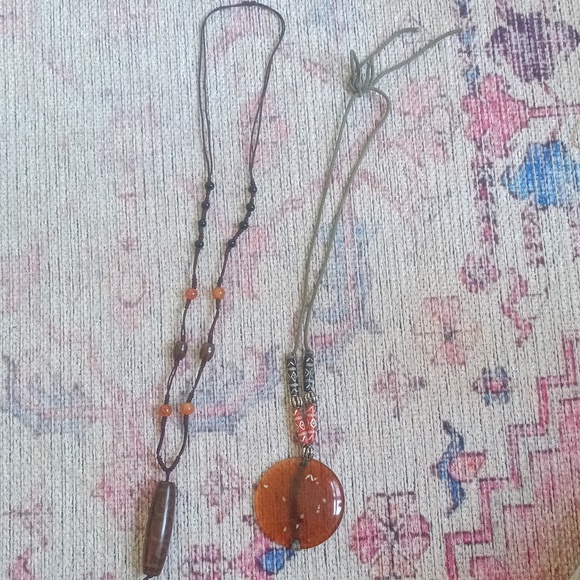 2 Rope Necklaces, No Clasp - Picture 1 of 8